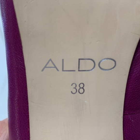 Purple Aldo pumps pointed toe 4 inch - Picture 9 of 15